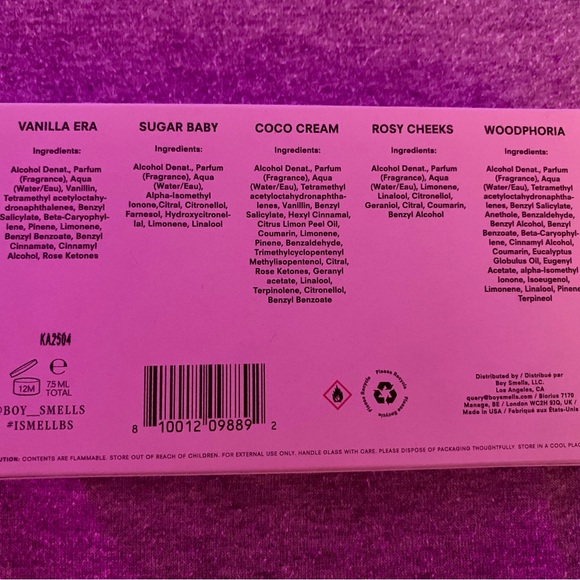 Boy Smells perfume discovery set - Picture 2 of 2